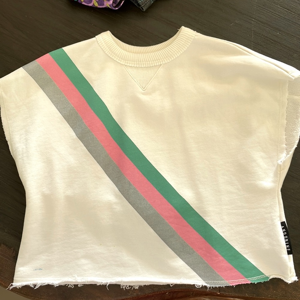Andorine Girls Cropped Sweatshirt Size 6